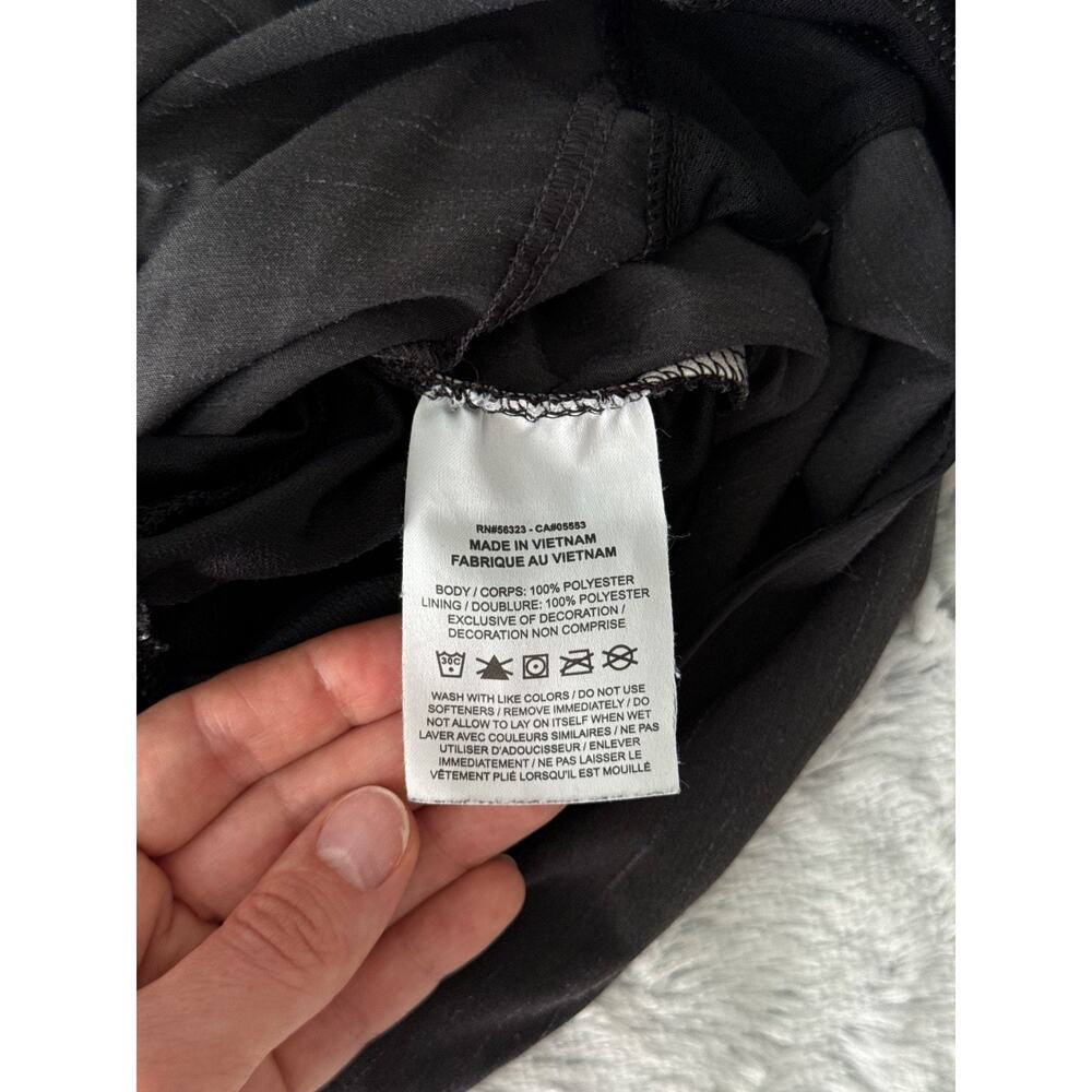 Nike Dri-Fit Black Tempo Running Shorts Women M Athleisure Gym Sporty Chic Lined - Picture 3 of 5